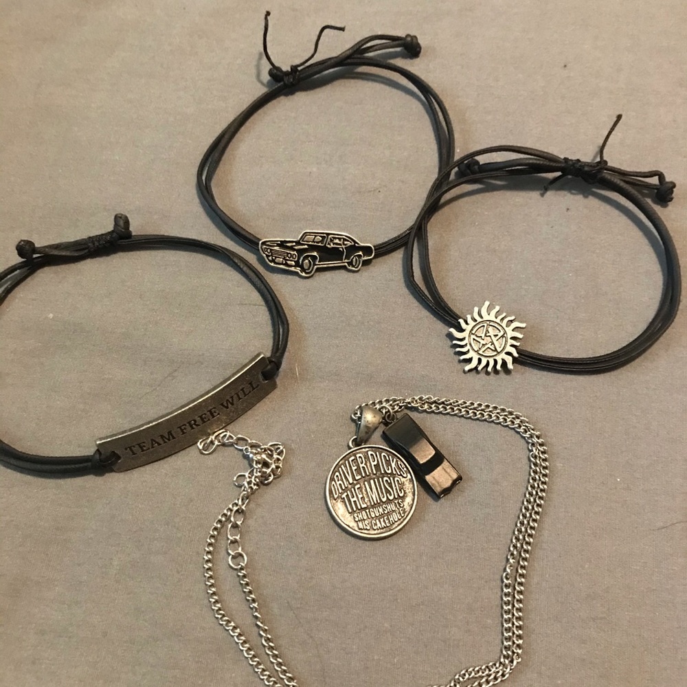 SUPERNATURAL BRACELET AND NECKLACE PACKAGE
